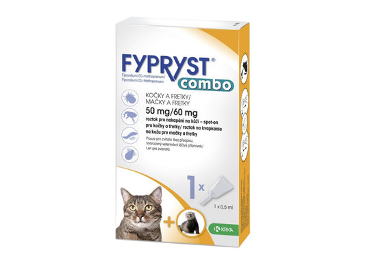 Fypryst Combo 50 mg/60 mg katėms ir šeškams