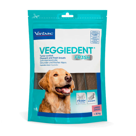 Veggiedent-L skanėstai dantų priežiūrai šunims virš 30 kg