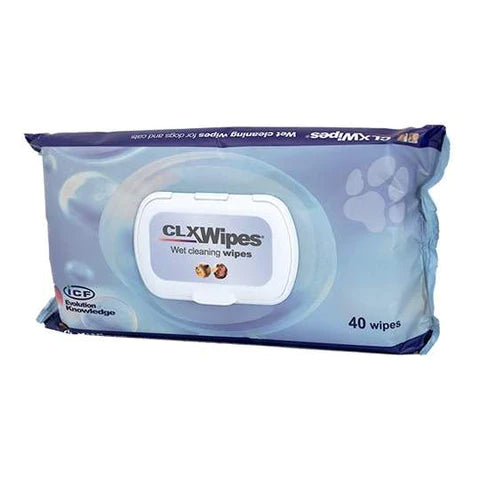Antiseptinės drėgnos servetėlės CLXWipes pakuotėje, 40 vnt.